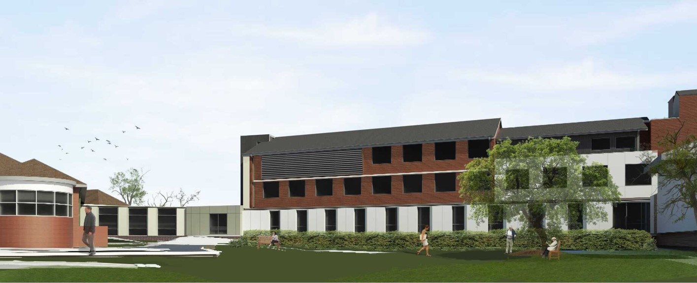 Artist impression of the new General Services Building